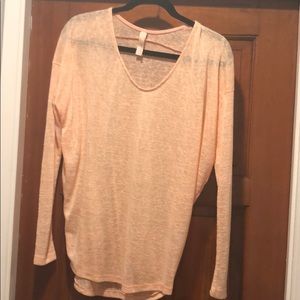 Peachy Cream sweater. Never worn. So soft!